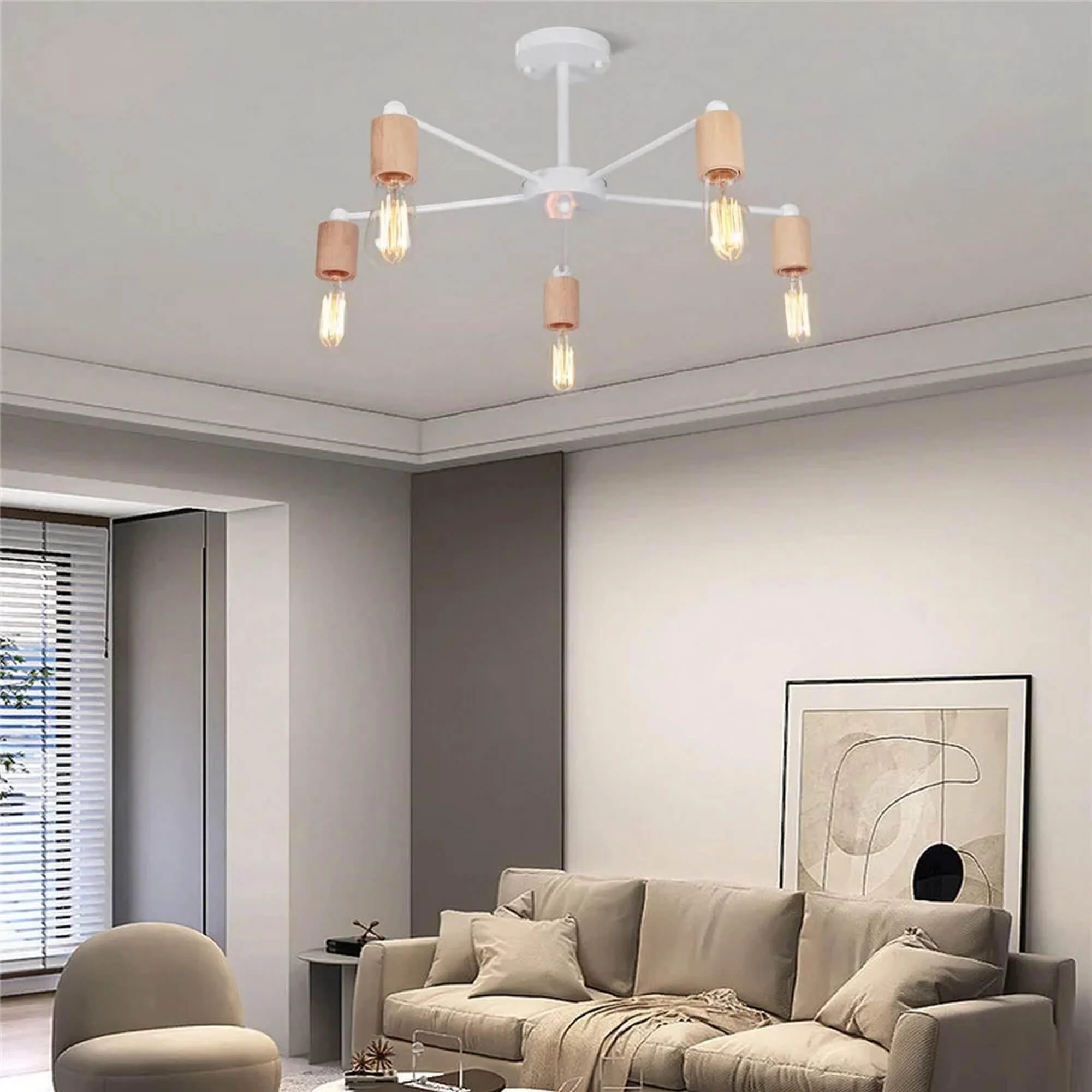 loftluster-skandinavischer-loft-kronleuchter-metall-schwarz-weiss-verstellbare-leuchtenarme-wohnzimmer-xlumina8 Loftluster Skandinavischer Loft Kronleuchter Metall Schwarz Weiss Verstellbare Leuchtenarme Wohnzimmer Xlumina8