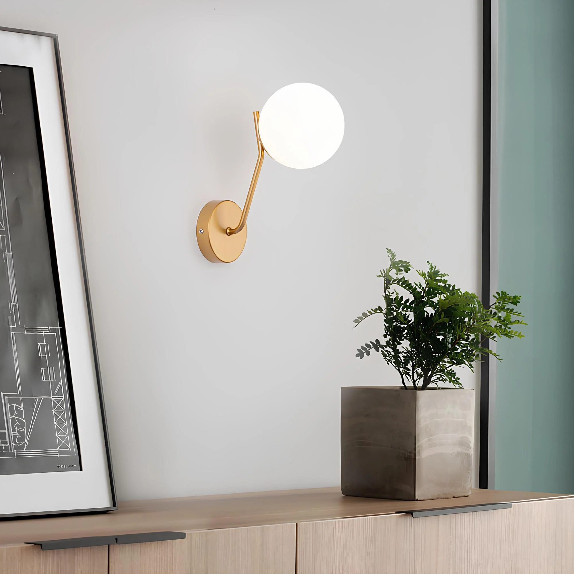 lumiart-moderne-wandleuchte-mit-glaskugel-lampe-schwarz-xlumina_3 Lumiart Moderne Wandleuchte Mit Glaskugel Lampe Schwarz Xlumina 3