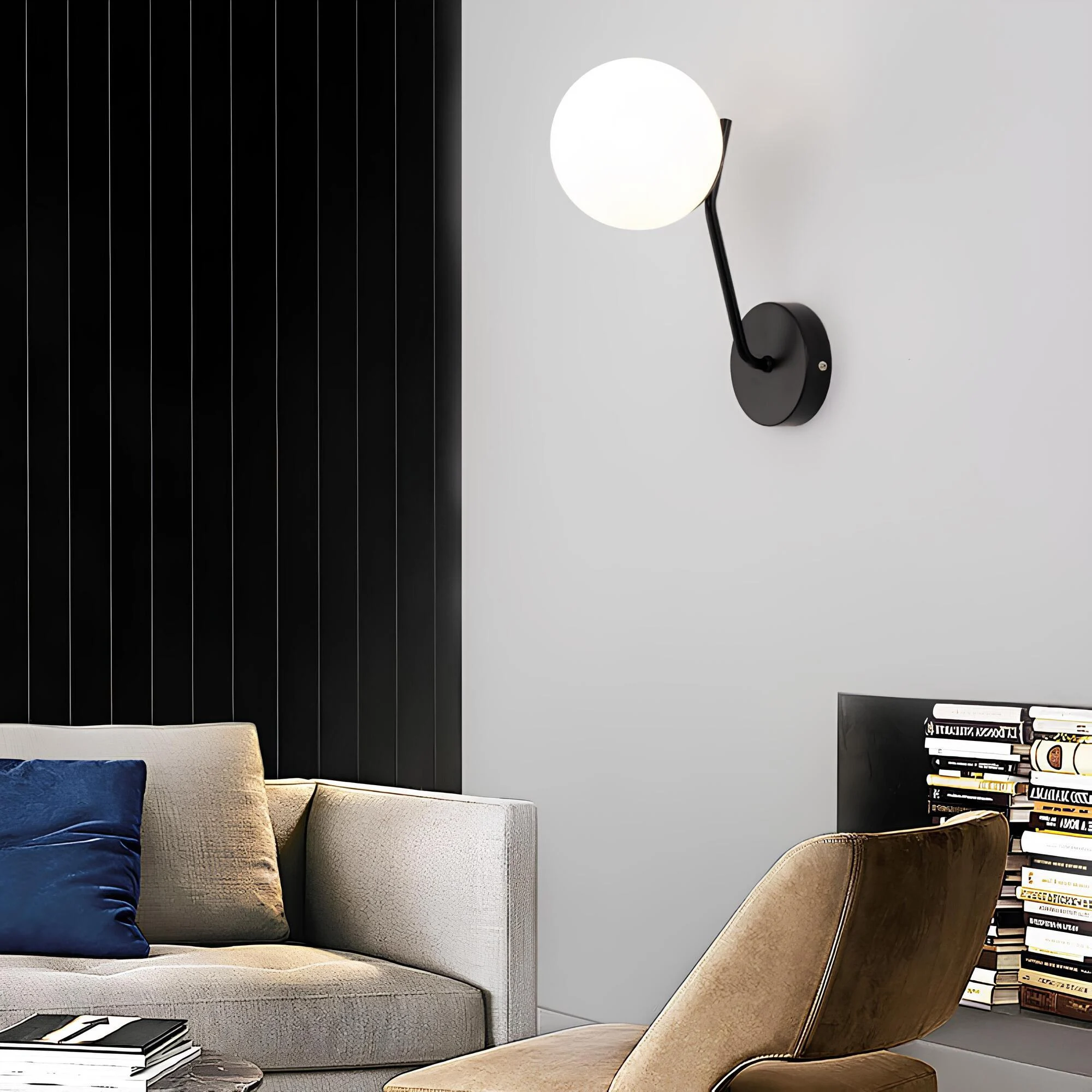 lumiart-moderne-wandleuchte-mit-glaskugel-lampe-schwarz-xlumina_5 Lumiart Moderne Wandleuchte Mit Glaskugel Lampe Schwarz Xlumina 5
