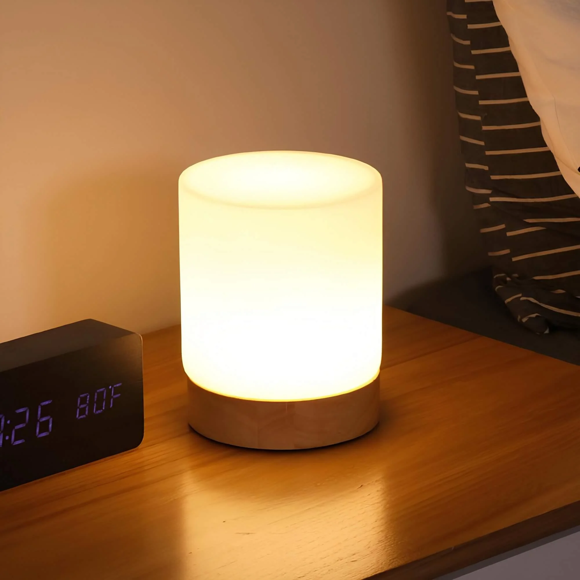 lumiglow-mini-glaeserne-zylinder-tischlampe-360-grad-touch-dimmung-led-xlumina5 Lumiglow Mini Glaeserne Zylinder Tischlampe 360 Grad Touch Dimmung Led Xlumina5