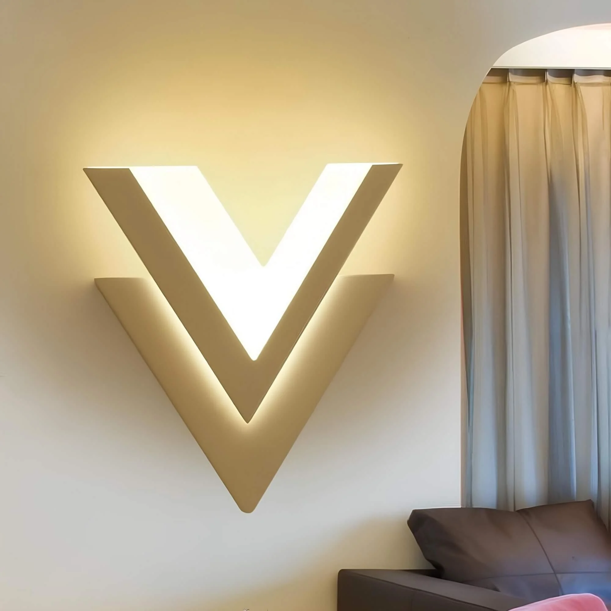 lumiled-v-form-led-wandlampe-minimalistisch-modern-energiesparend-schwarz-weiss-xlumina4 Lumiled V Form Led Wandlampe Minimalistisch Modern Energiesparend Schwarz Weiss Xlumina4