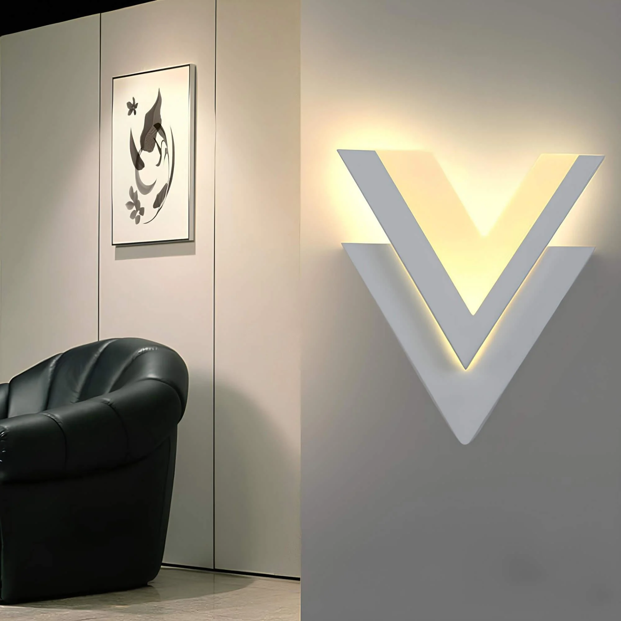 lumiled-v-form-led-wandlampe-minimalistisch-modern-energiesparend-schwarz-weiss-xlumina6 Lumiled V Form Led Wandlampe Minimalistisch Modern Energiesparend Schwarz Weiss Xlumina6