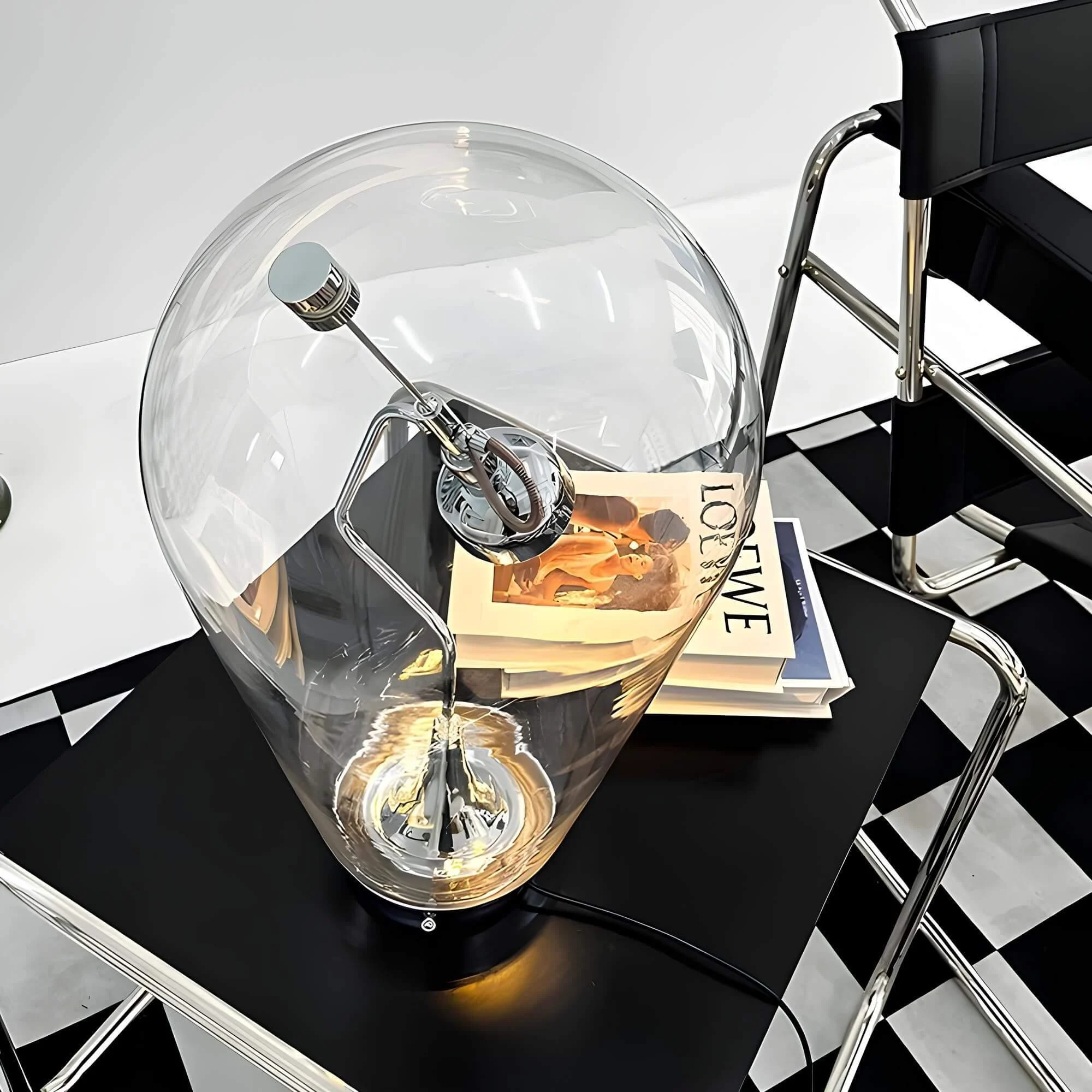Lumimagnet Industrielle Magnetische Tischlampe Touch Dimming Led Schwarz Weiss Gold Xlumina6