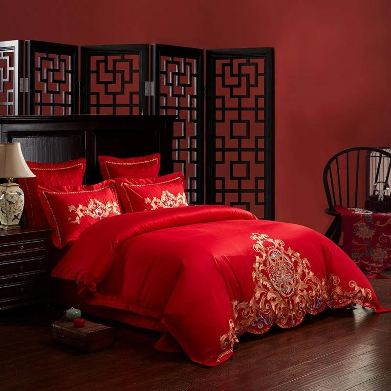luxury-100-Cotton-Classicism-Wedding-Bedding-Set-Embroidery-Arc-edge-Duvet-Cover-Bed-Sheet-Pillowcases-Queen_20a6fa8b-4bb6-4bd3-96bf-3d55cf85906f Luxury 100 Cotton Classicism Wedding Bedding Set Embroidery Arc Edge Duvet Cover Bed Sheet Pillowcases Queen 20a6fa8b 4bb6 4bd3 96bf 3d55cf85906f