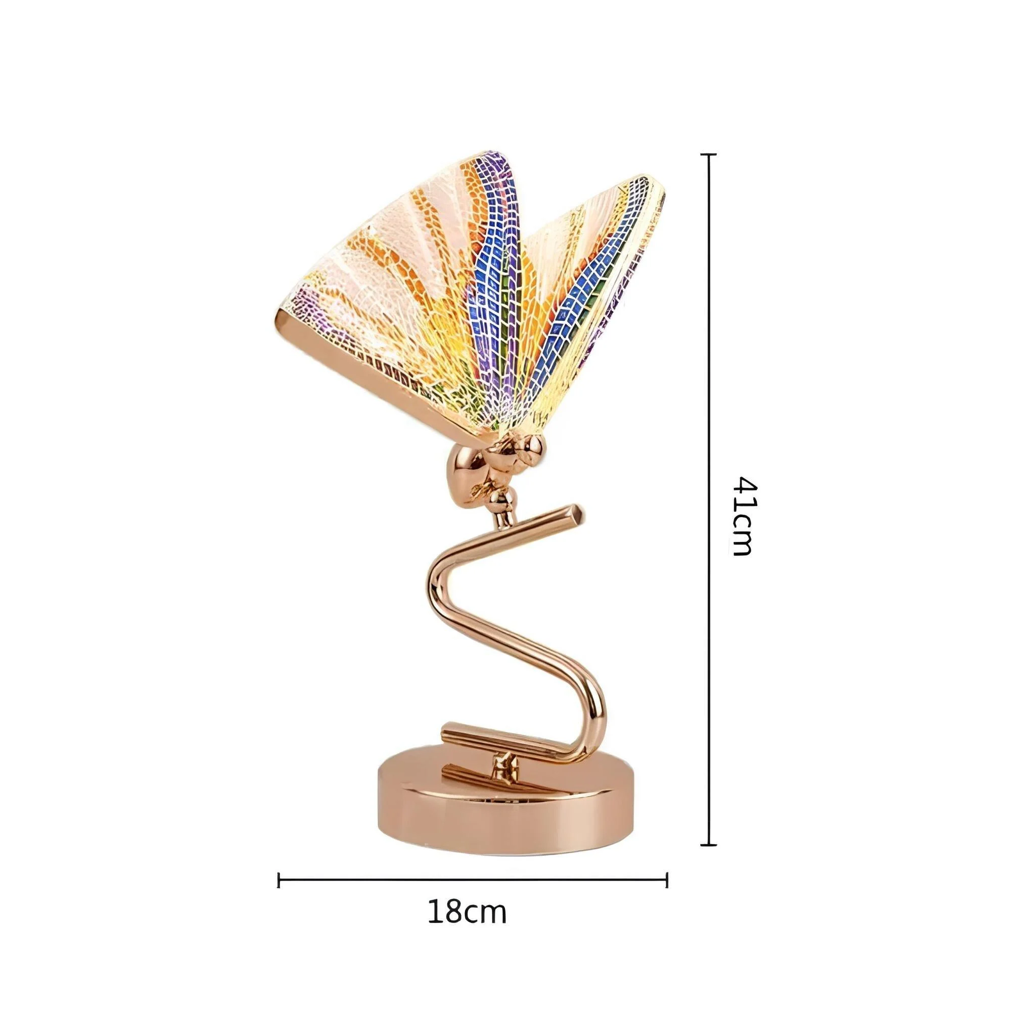 Luxus Schmetterlingstischlampe Deckenleuchte Modern Elegant Wohnzimmer Beleuchtung Xlumina 7