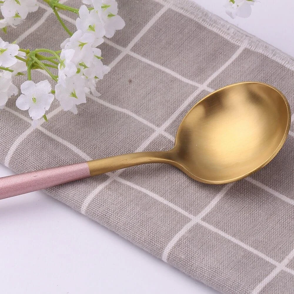 Matte Gold Tableware Kitchen Utensils Pi Main 5