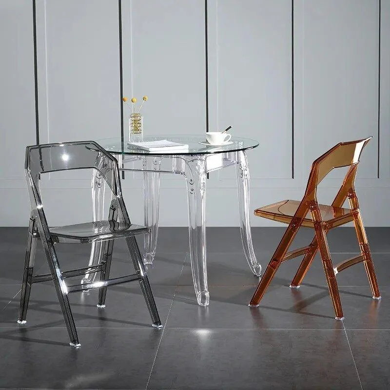 minimalist-transparent-folding-dining-chairs-642468 Minimalist Transparent Folding Dining Chairs 642468