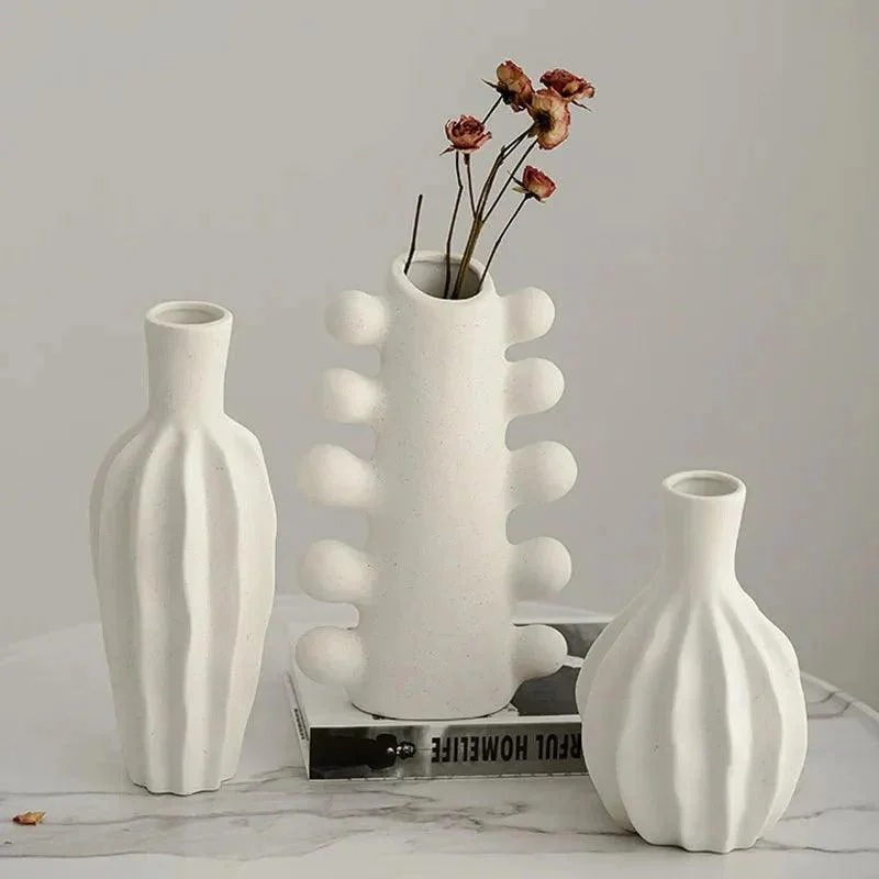 minimalist-unglazed-ceramic-vase-138460 Minimalist Unglazed Ceramic Vase 138460
