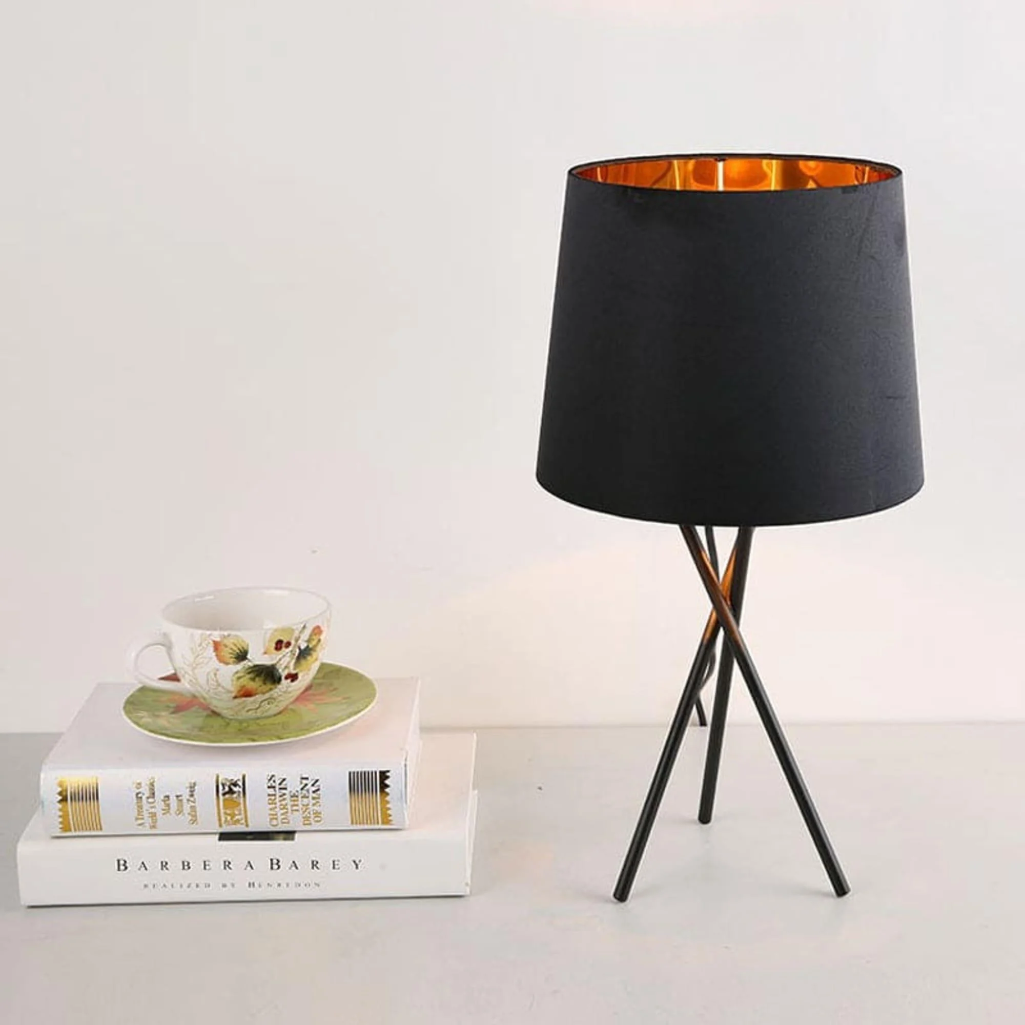 Minimalistische Tischlampe Mit Stoffschirm Modern Elegant Nachtlicht Xlumina 2