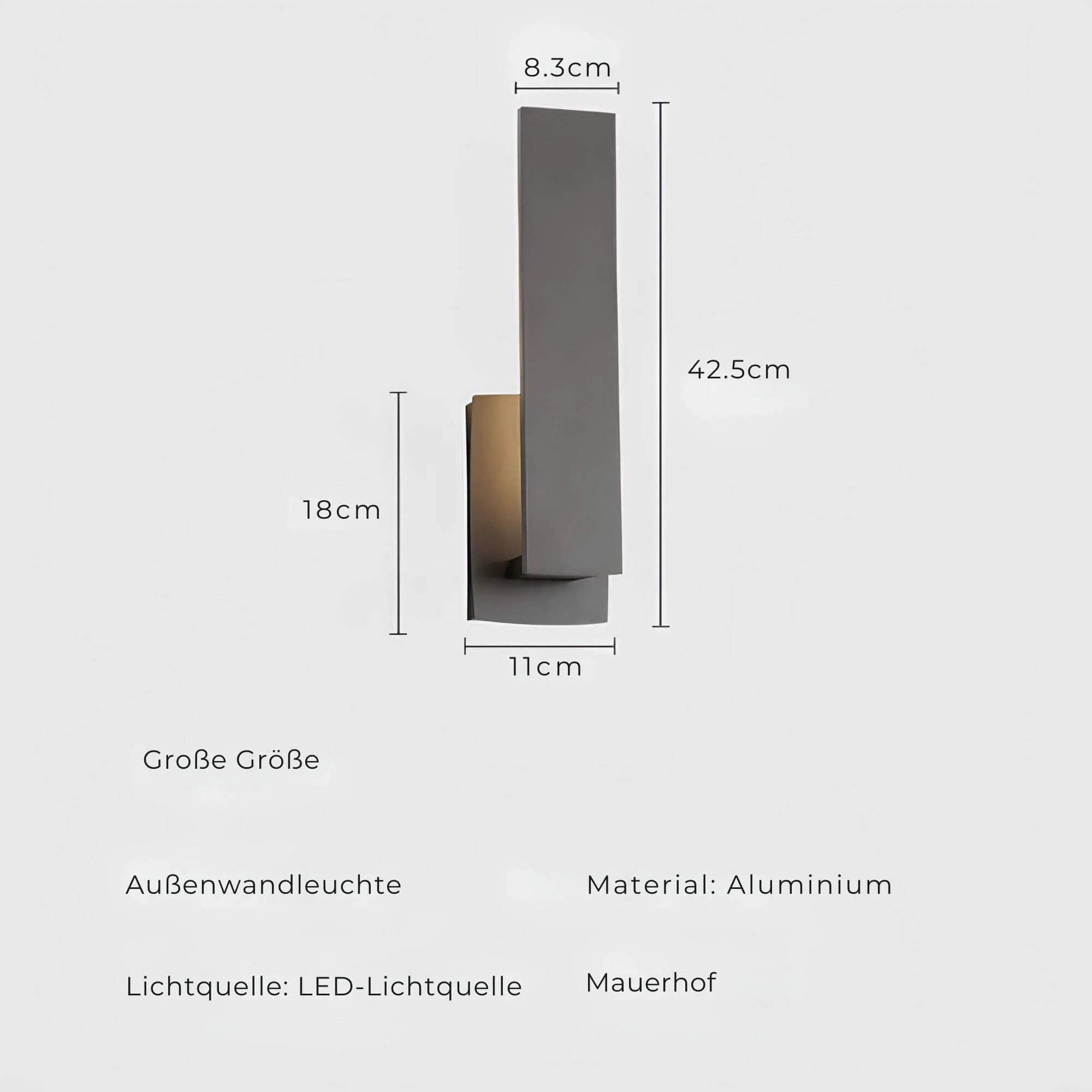 minimalistische-wasserdichte-wandleuchte-aussenbeleuchtung-modern-led-ip65-schwarz-weiss-grau-xlumina7 Minimalistische Wasserdichte Wandleuchte Aussenbeleuchtung Modern Led Ip65 Schwarz Weiss Grau Xlumina7