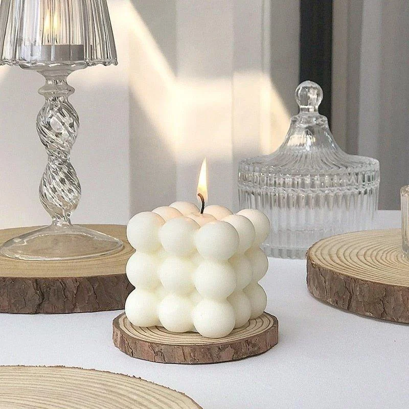 modern-cube-bubble-decorative-candle-504645 Modern Cube Bubble Decorative Candle 504645