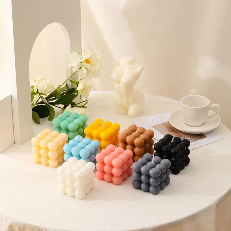 modern-cube-bubble-decorative-candle-695685 Modern Cube Bubble Decorative Candle 695685