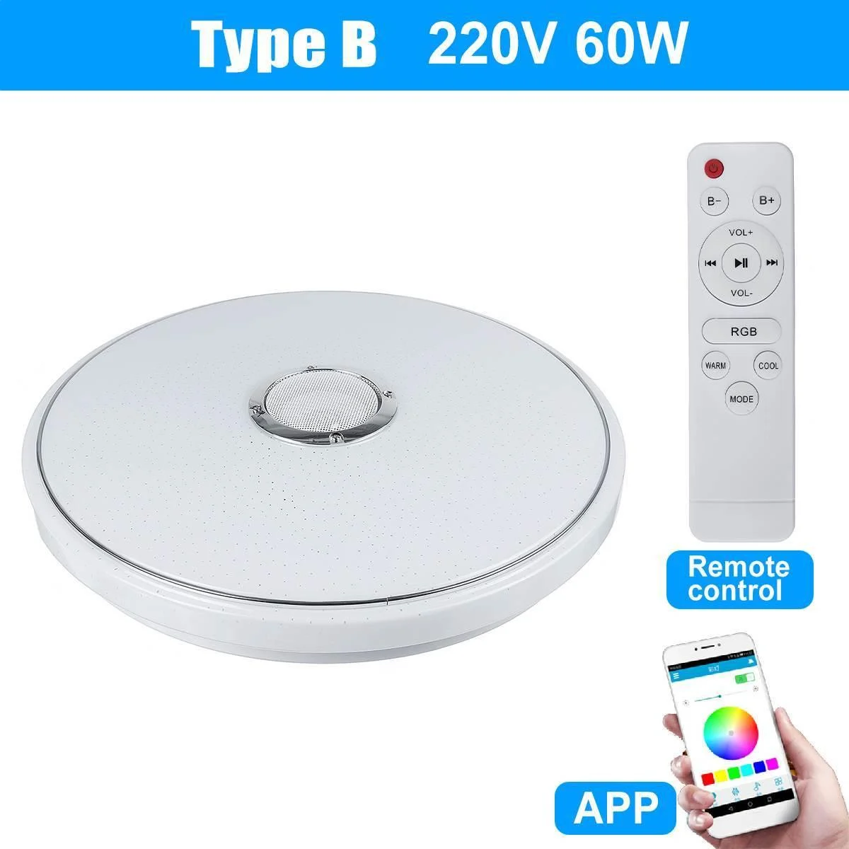 modern-rgb-led-ceiling-lights-home-lighting-36w-60w-bluetooth-with-remote-control-702664 Modern Rgb Led Ceiling Lights Home Lighting 36w 60w Bluetooth With Remote Control 702664