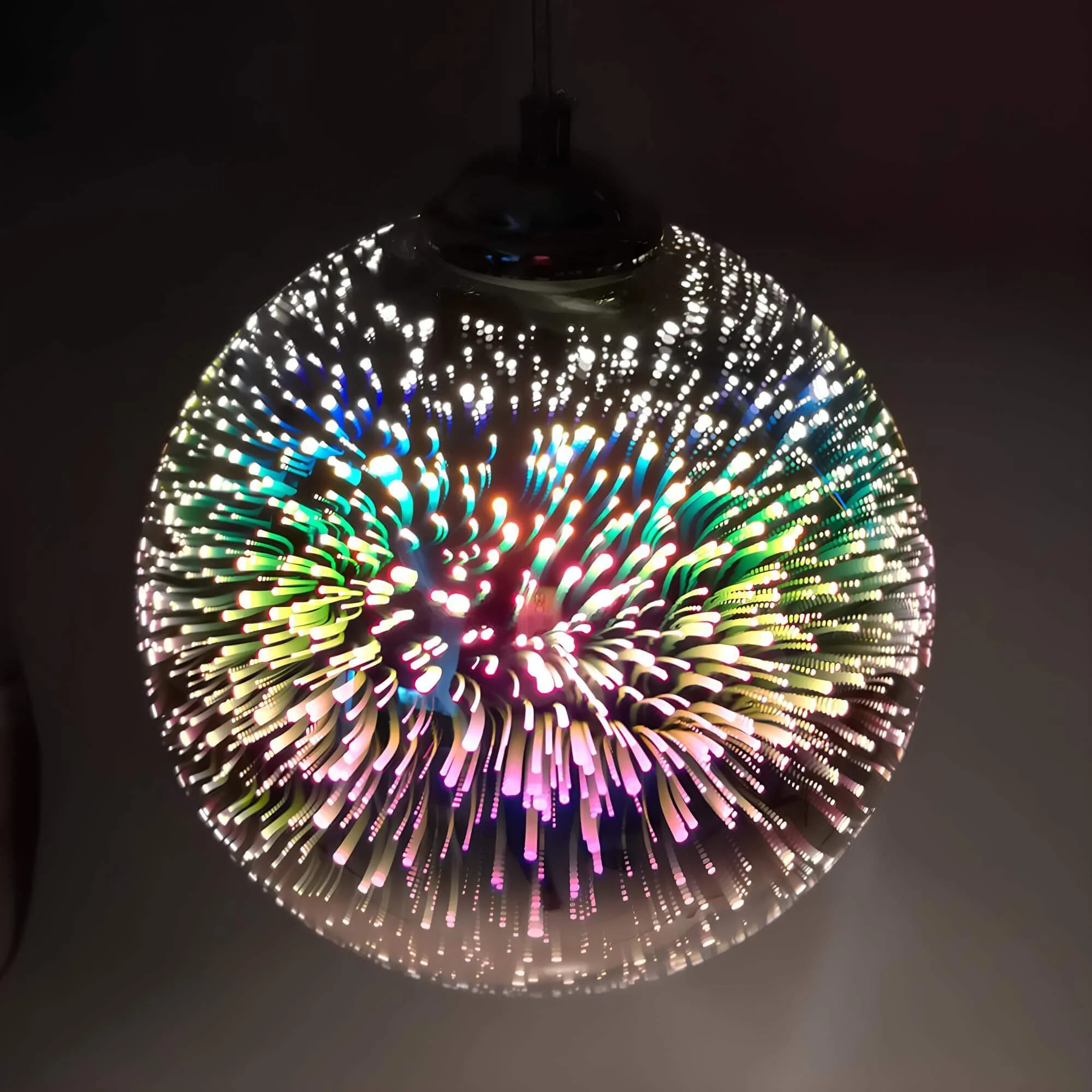 Moderne 3d Feuerwerk Glas Hangelampe Kreative Beleuchtung Xlumina 12