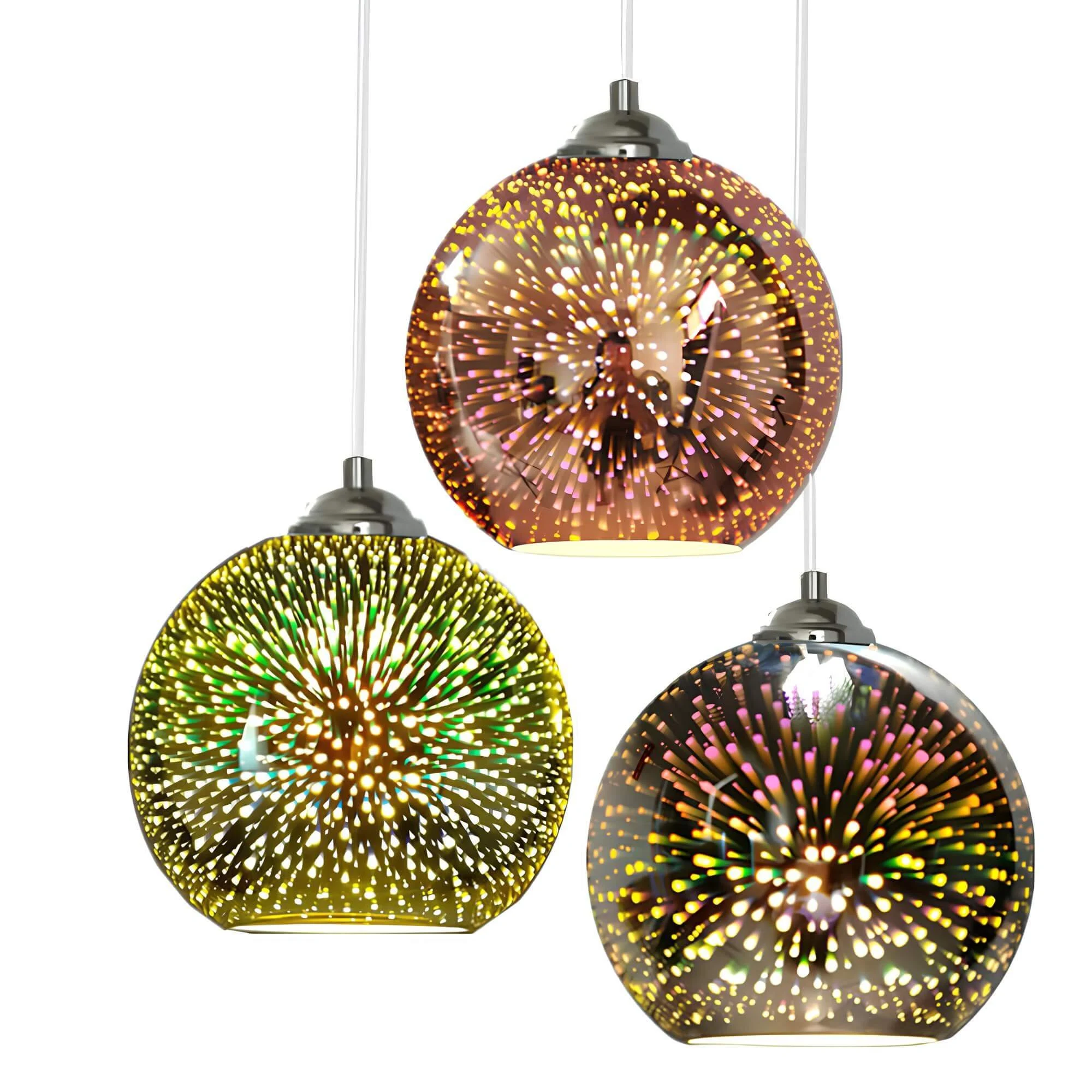 Moderne 3d Feuerwerk Glas Hangelampe Kreative Beleuchtung Xlumina 15