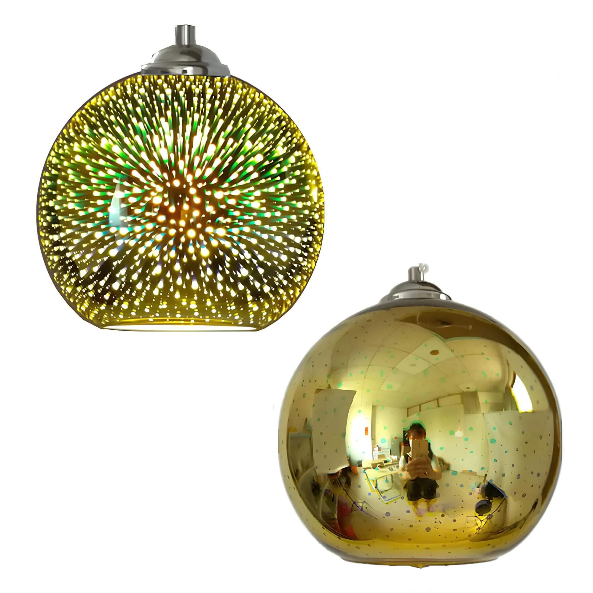 Moderne 3d Feuerwerk Glas Hangelampe Kreative Beleuchtung Xlumina 17