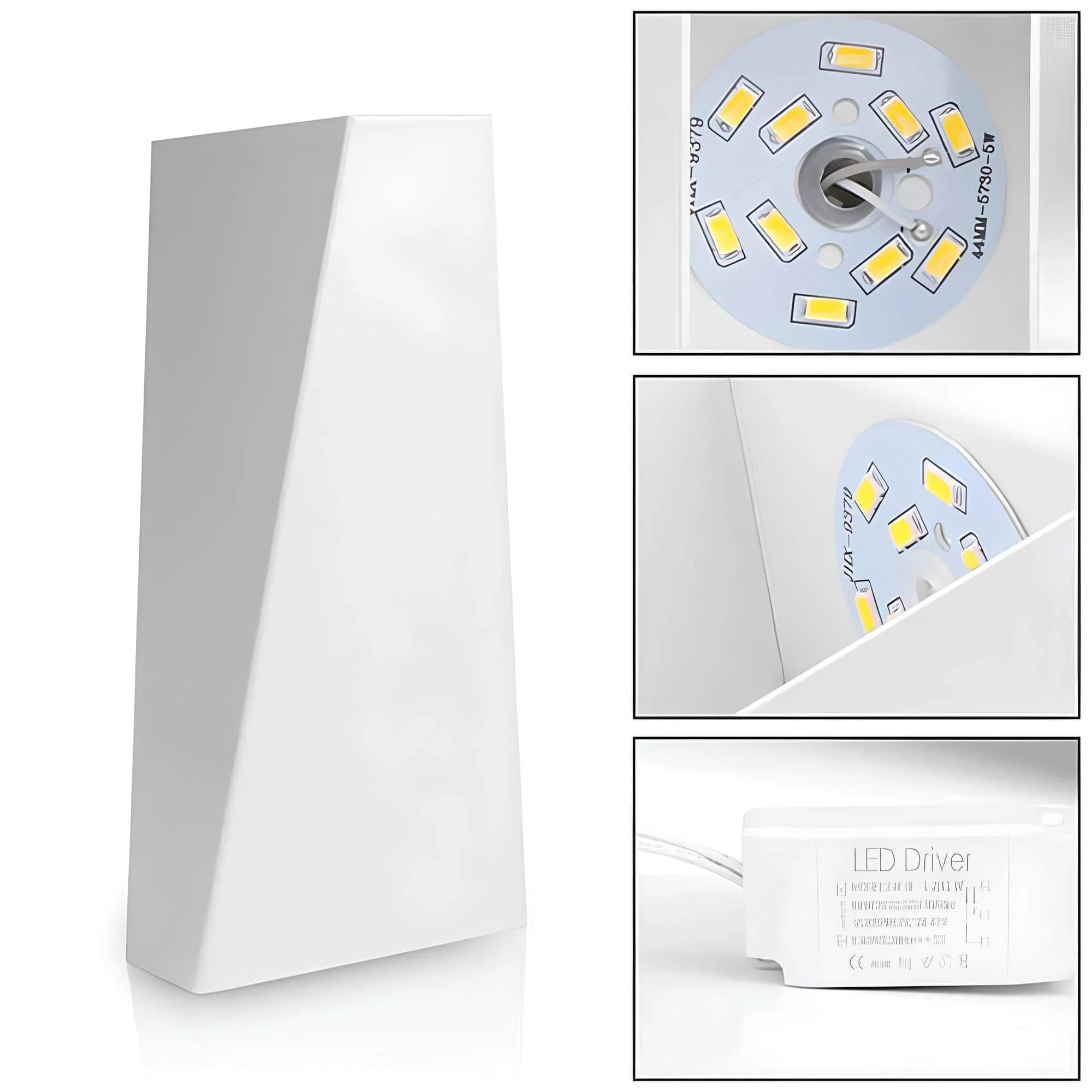 Moderne Geometrische Wandleuchte Design Wandlampe Warmweiss 3000k 10w Xlumina 5