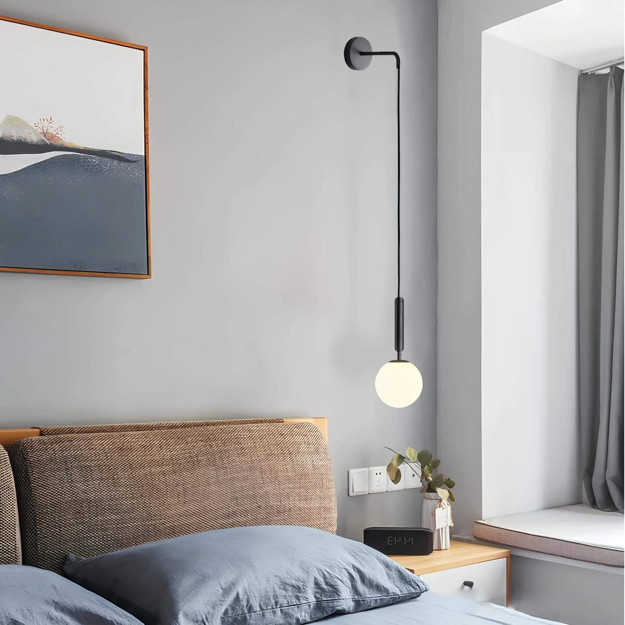 Moderne Glas Wandleuchte Eclipse 12w 3000k Design Warmlicht Elegant Xlumina 3