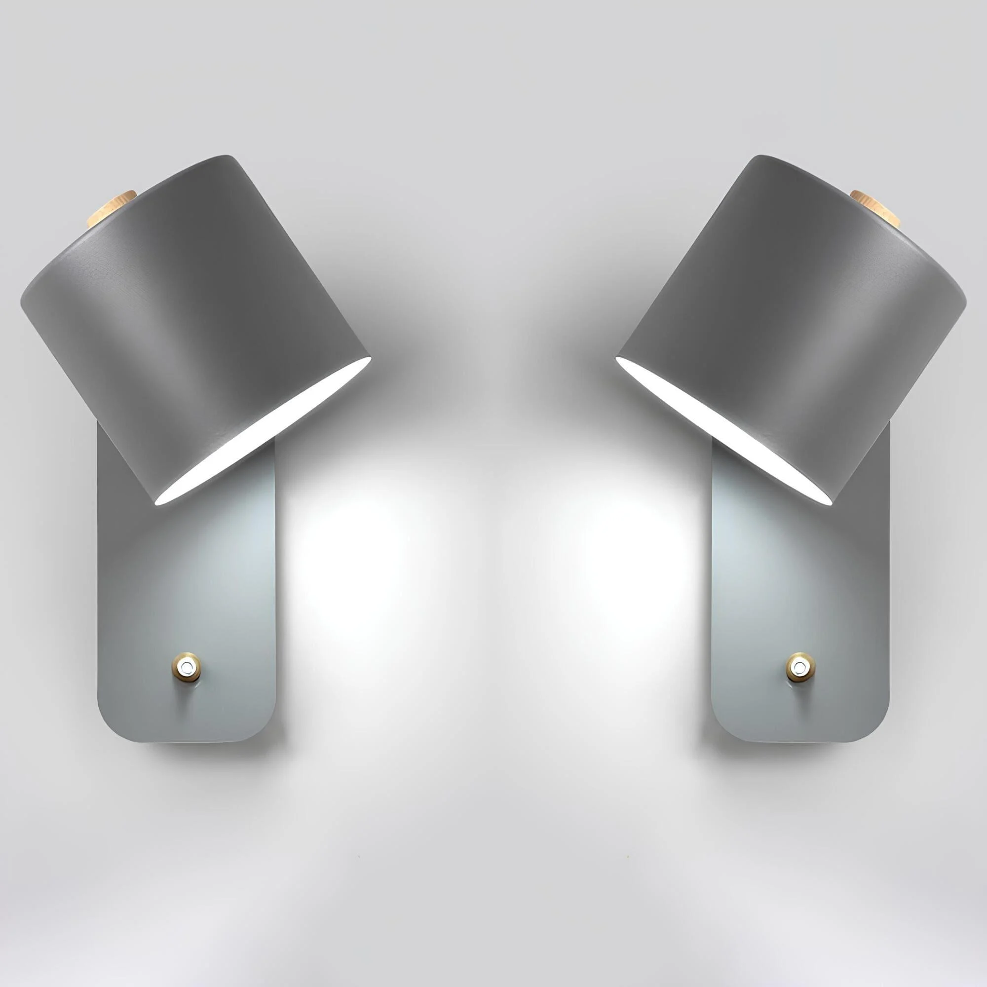 Moderne Led Wandleuchte Mit Schalter Innenbeleuchtung Schwarz Weiss Grau 9w Xlumina 6