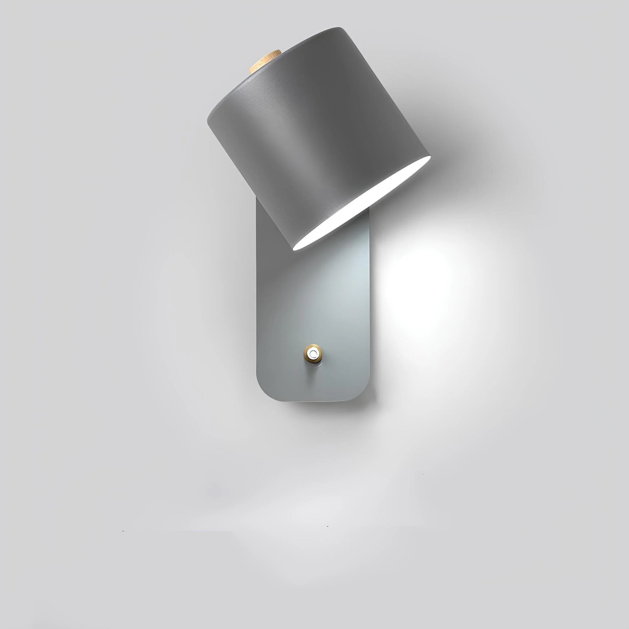 Moderne Led Wandleuchte Mit Schalter Innenbeleuchtung Schwarz Weiss Grau 9w Xlumina 8