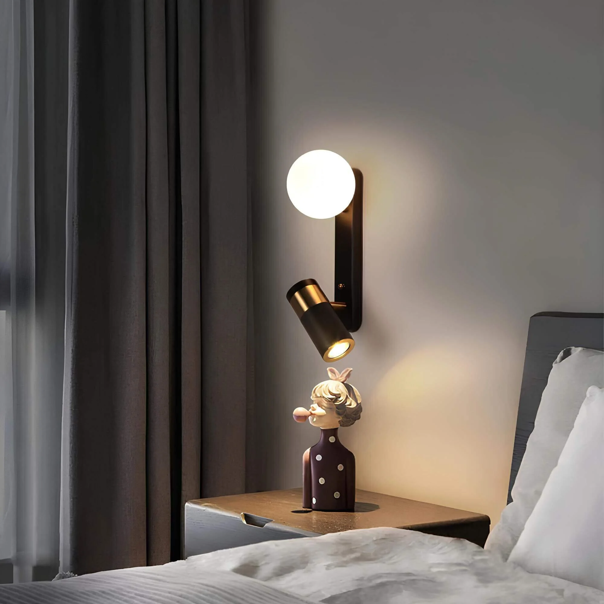 Moderne Skandinavische Wandleuchte Metall E27 Elegantes Design Einfache Montage Xlumina 2