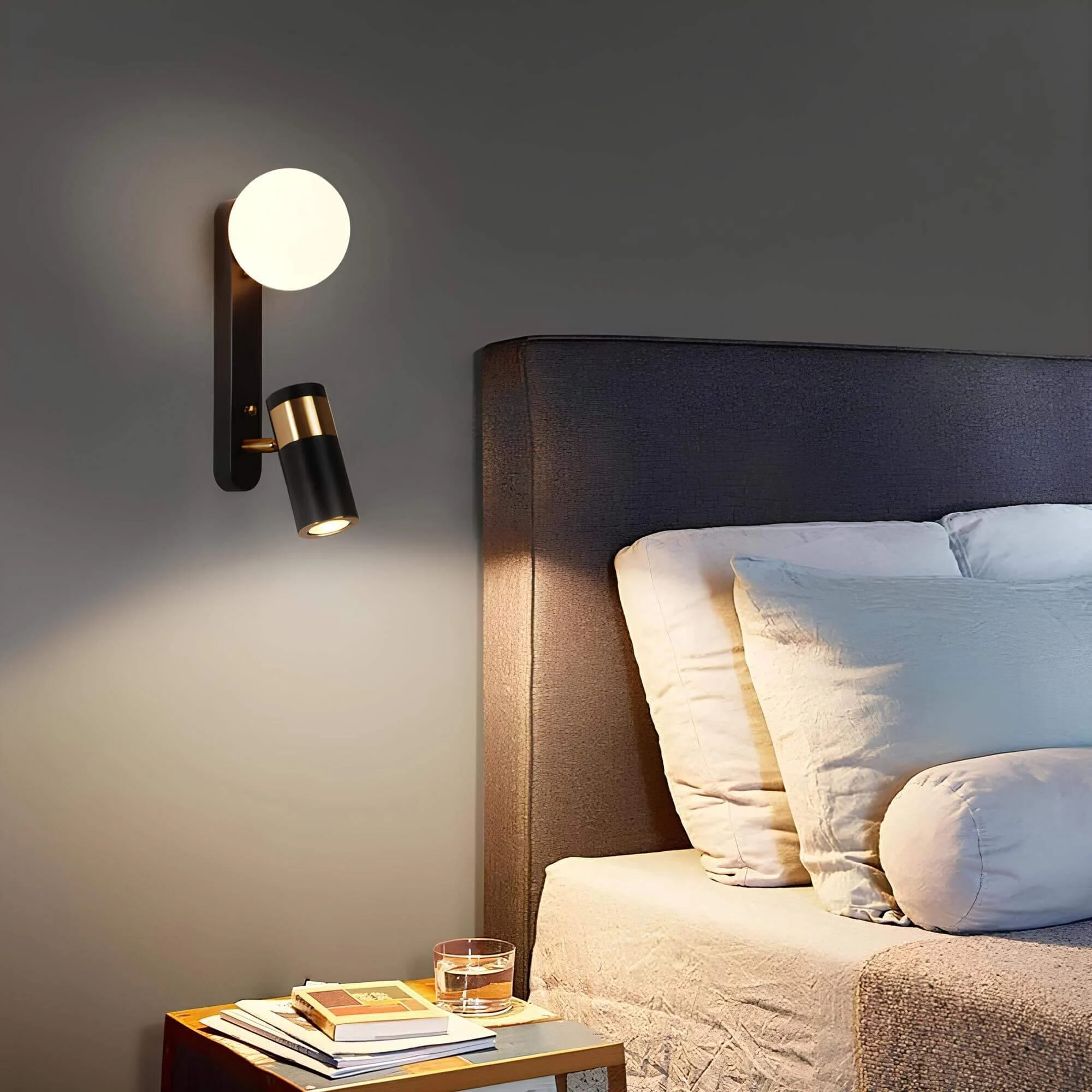 Moderne Skandinavische Wandleuchte Metall E27 Elegantes Design Einfache Montage Xlumina 3