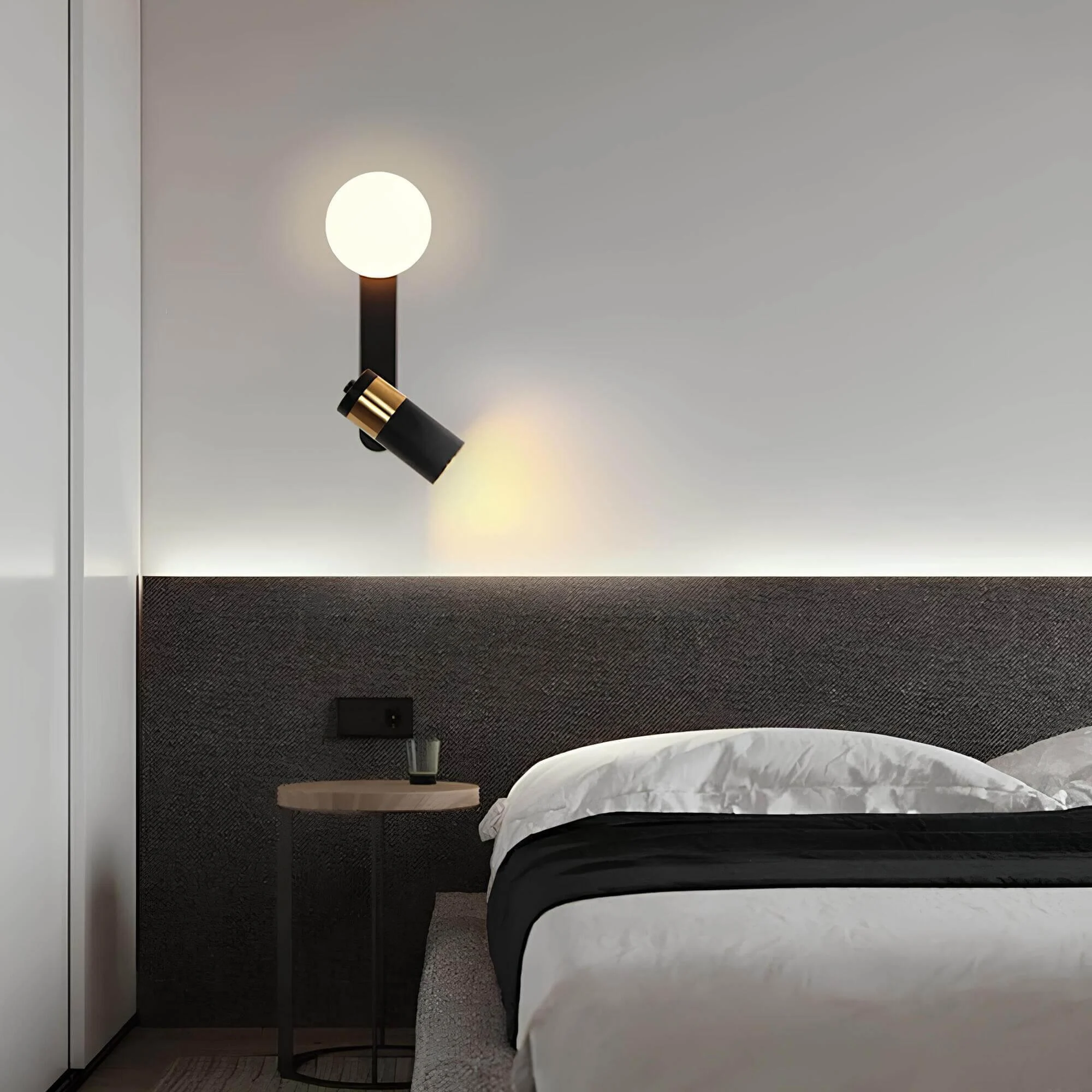 Moderne Skandinavische Wandleuchte Metall E27 Elegantes Design Einfache Montage Xlumina 5