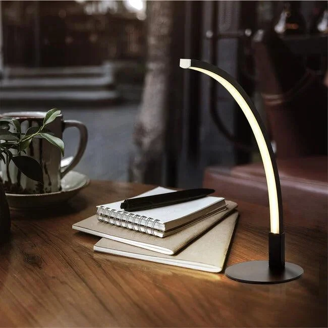 moderne-tischleuchte-schwarz-inkl-led-finn Moderne Tischleuchte Schwarz Inkl Led Finn