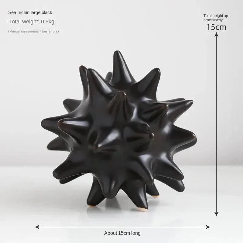 monochrome-ceramic-sea-urchin-ornament-208534 Monochrome Ceramic Sea Urchin Ornament 208534