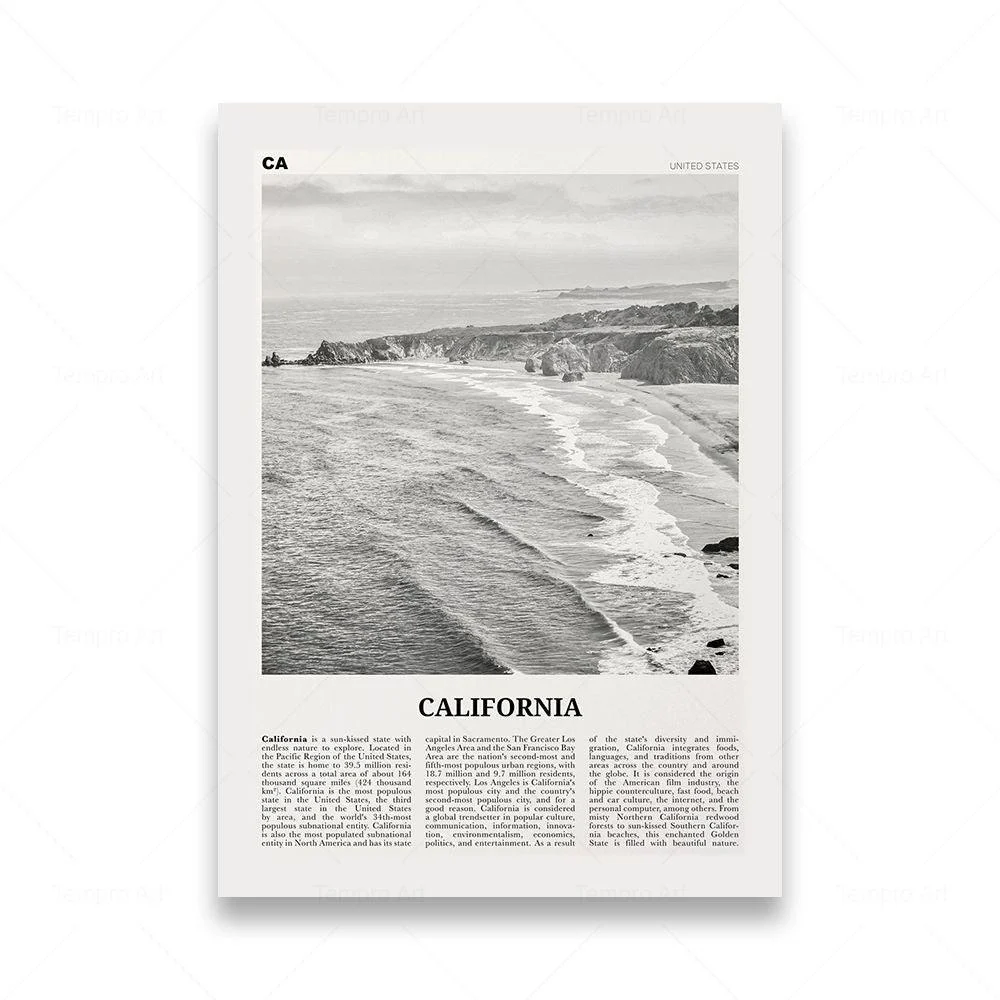 monochrome-landscape-travel-poster-270500 Monochrome Landscape Travel Poster 270500