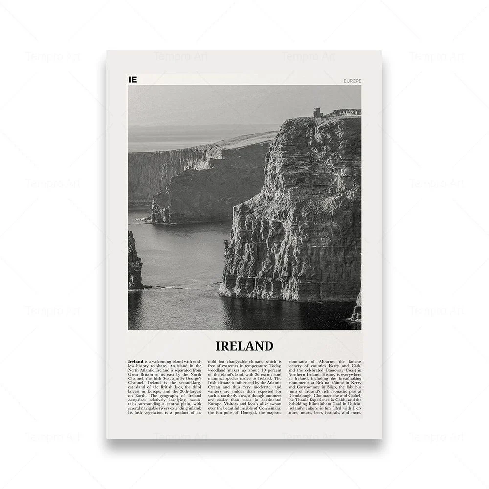 monochrome-landscape-travel-poster-361050 Monochrome Landscape Travel Poster 361050