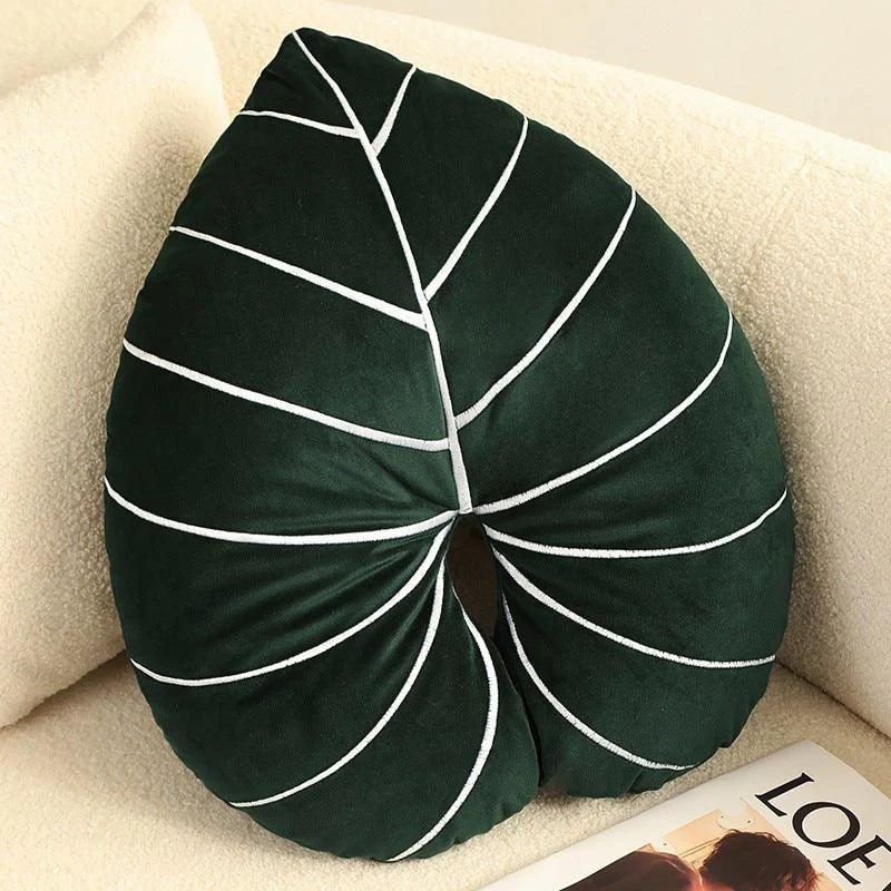 Monstera Throw Pillow Patchandbagel 144923