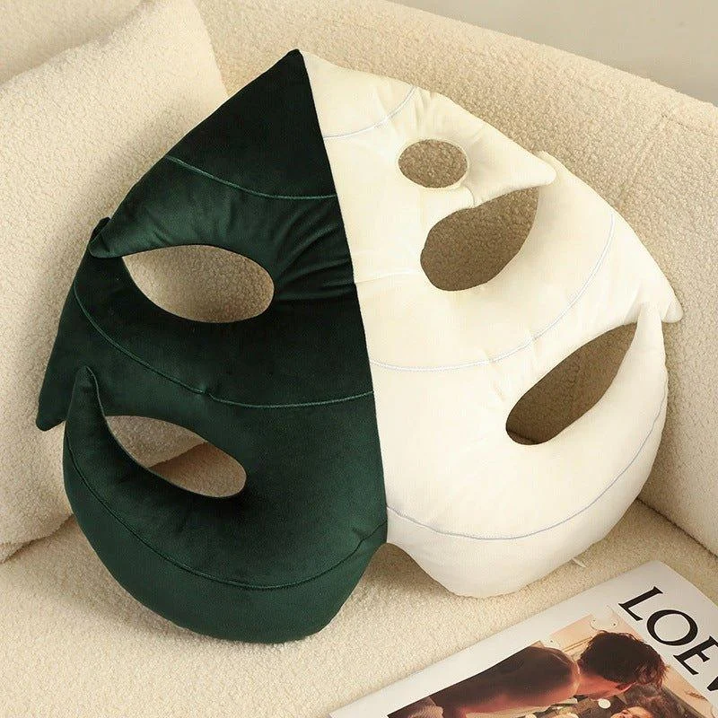 Monstera Throw Pillow Patchandbagel 953000