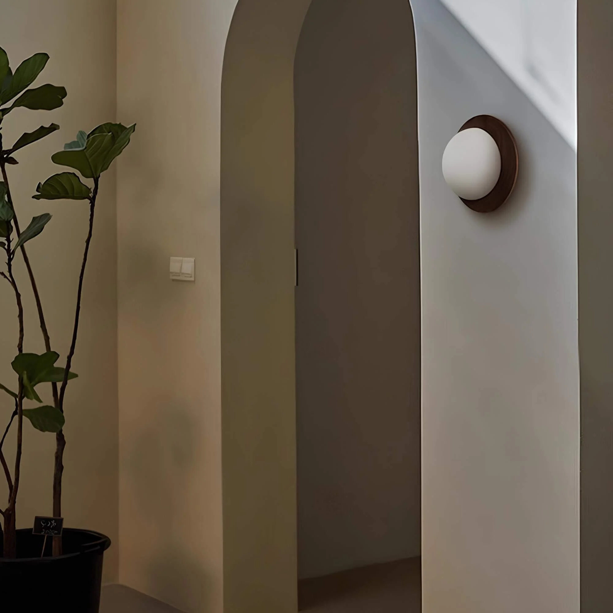 Natura Weissholz Minimalistische Wandlampe Elegantes Design Led Beleuchtung Wohnzimmer Schlafzimmer Xlumina4