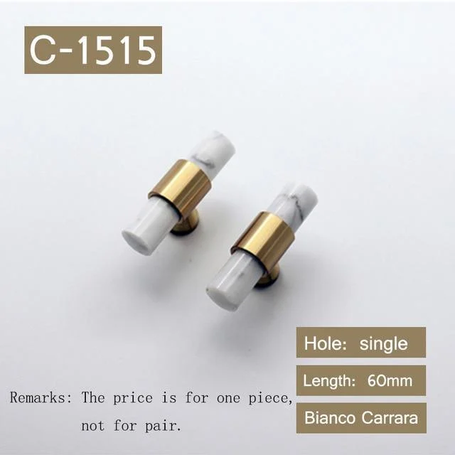 Natural Stone Brass Door Handles 209904