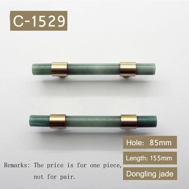 Natural Stone Brass Door Handles 745293
