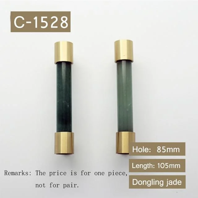 Natural Stone Brass Door Handles 948191