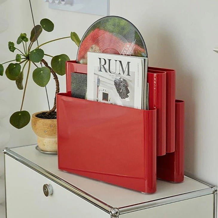 nordic-four-pocket-magazine-storage-rack-214091 Nordic Four Pocket Magazine Storage Rack 214091
