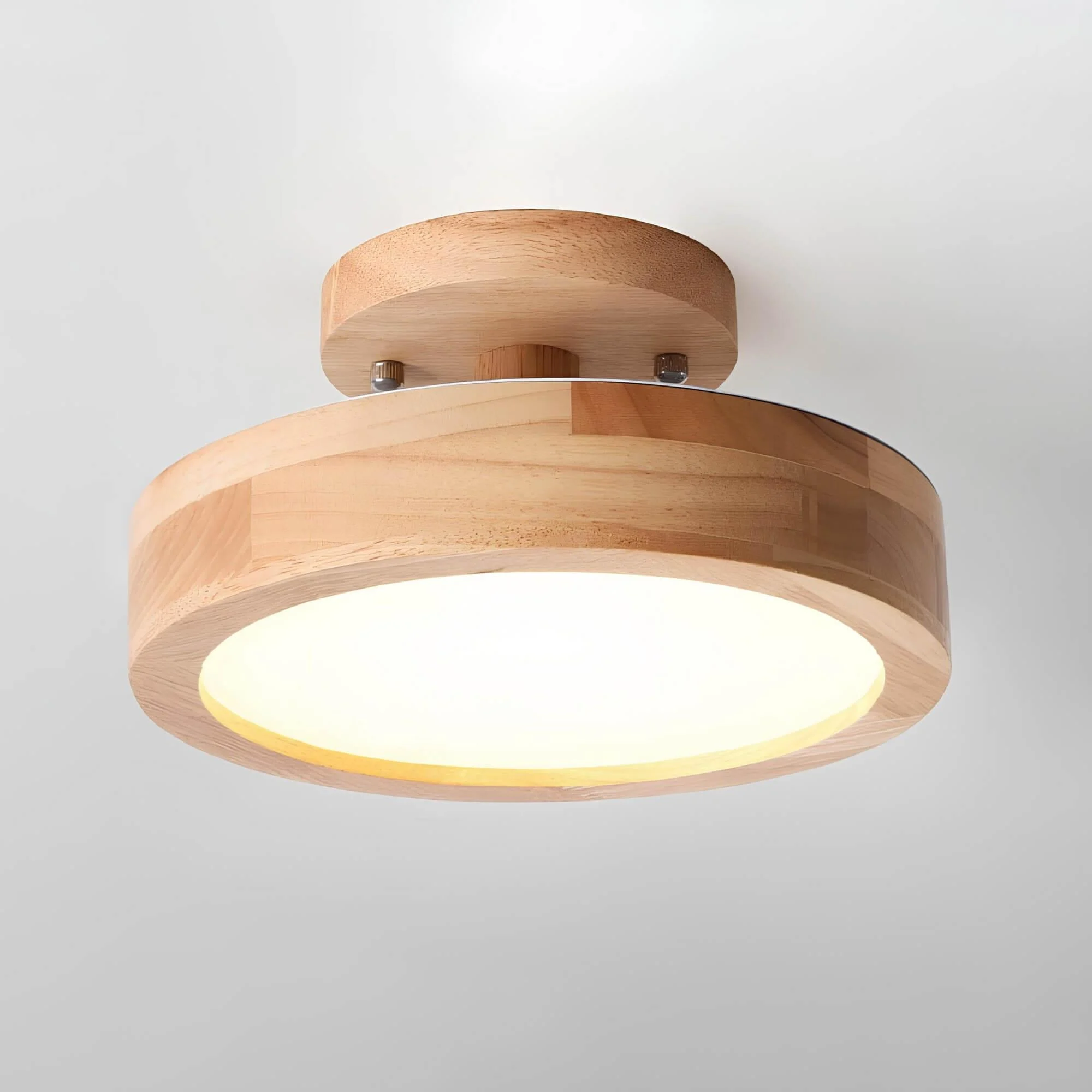 nordic-log-runde-led-halbeinbau-deckenleuchte-modern-design-energiesparend-warmweiss-xlumina Nordic Log Runde Led Halbeinbau Deckenleuchte Modern Design Energiesparend Warmweiss Xlumina