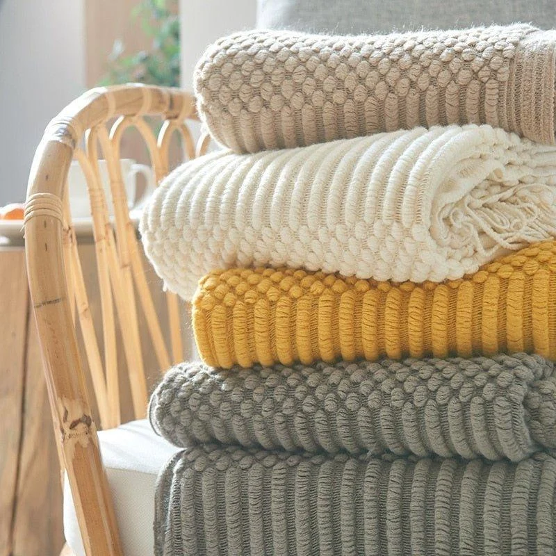 nordic-solid-sofa-knitted-blanket-250143 Nordic Solid Sofa Knitted Blanket 250143