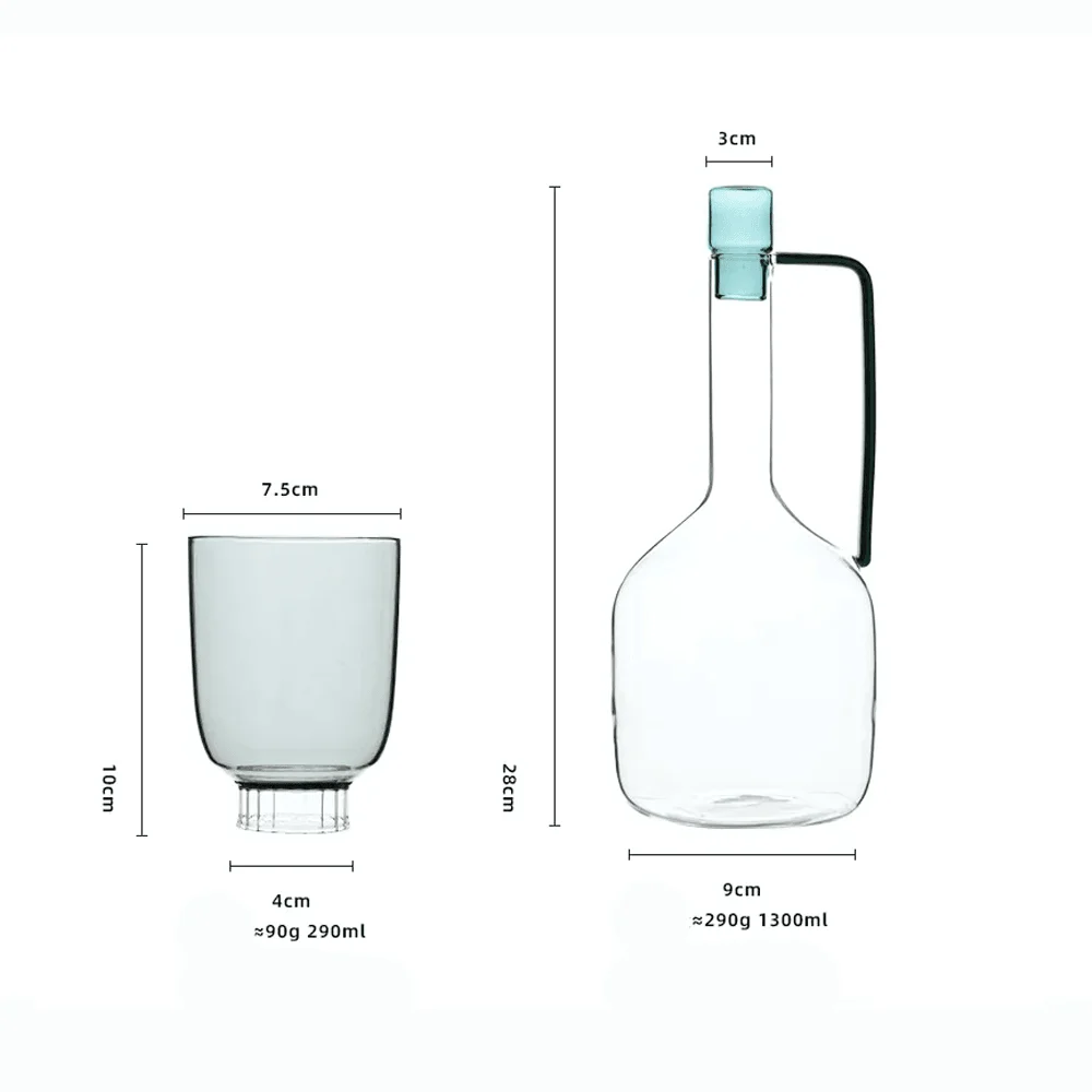nordic-style-coloured-glass-jug-set-222676 Nordic Style Coloured Glass Jug Set 222676
