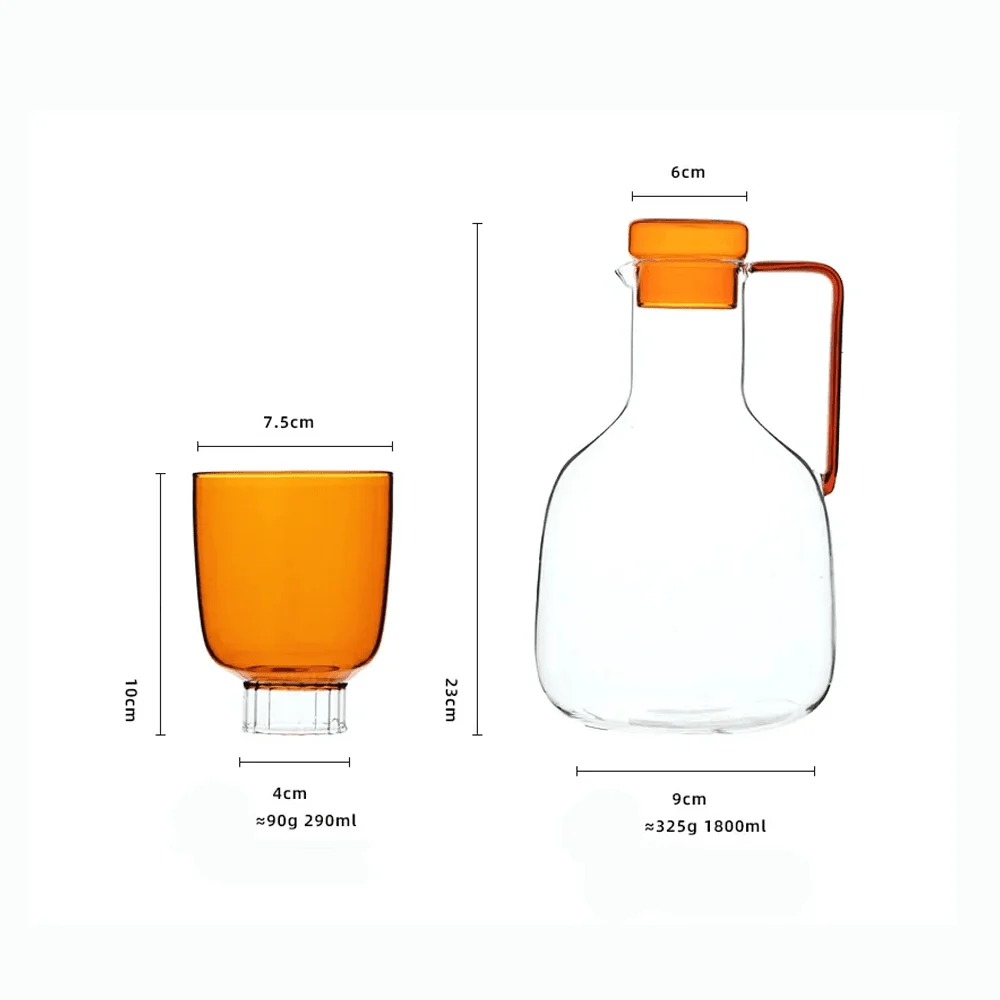 nordic-style-coloured-glass-jug-set-277886 Nordic Style Coloured Glass Jug Set 277886