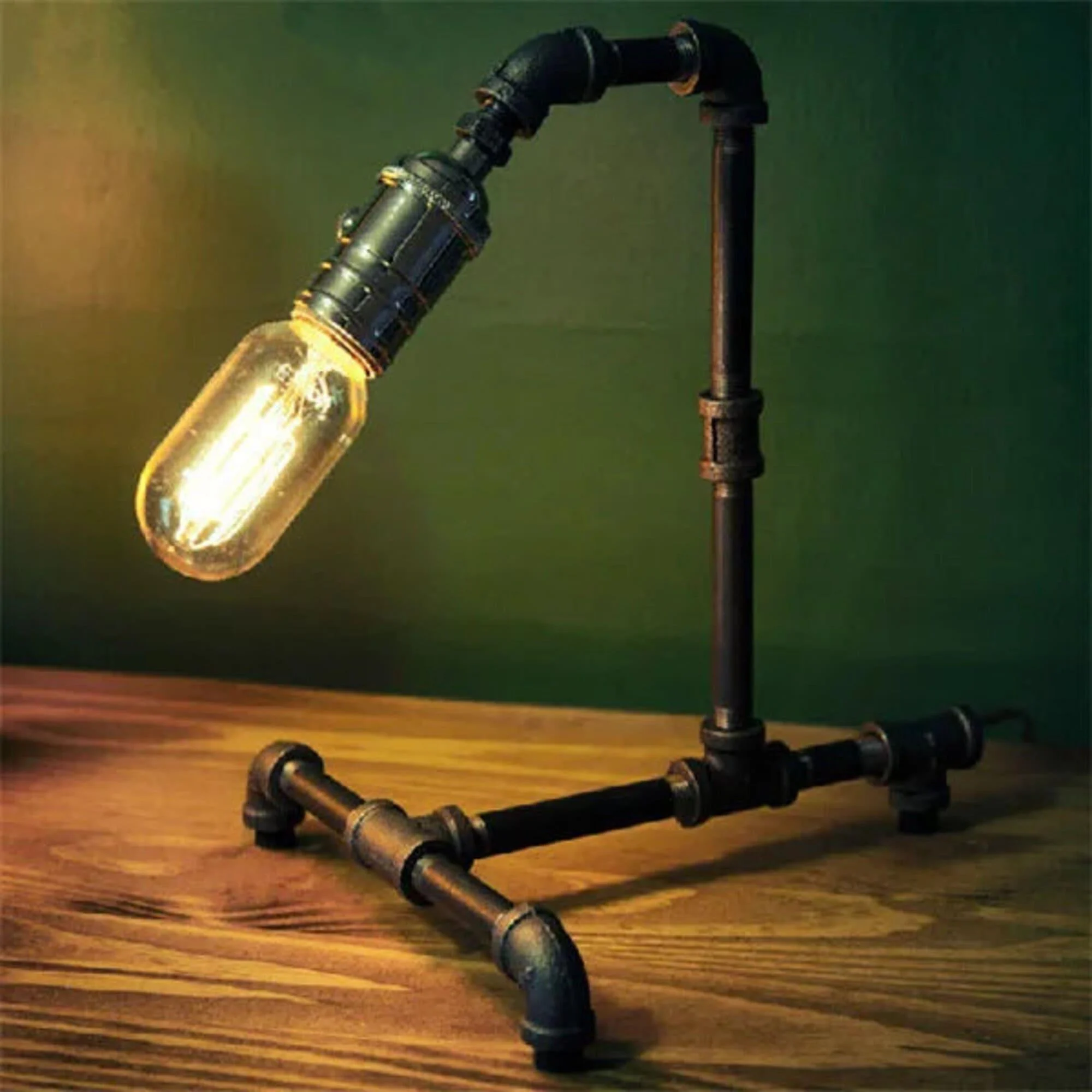 Nostalgialight Retro Tischlampe Led Wohnzimmer Schlafzimmer Beleuchtung Xluminia 1