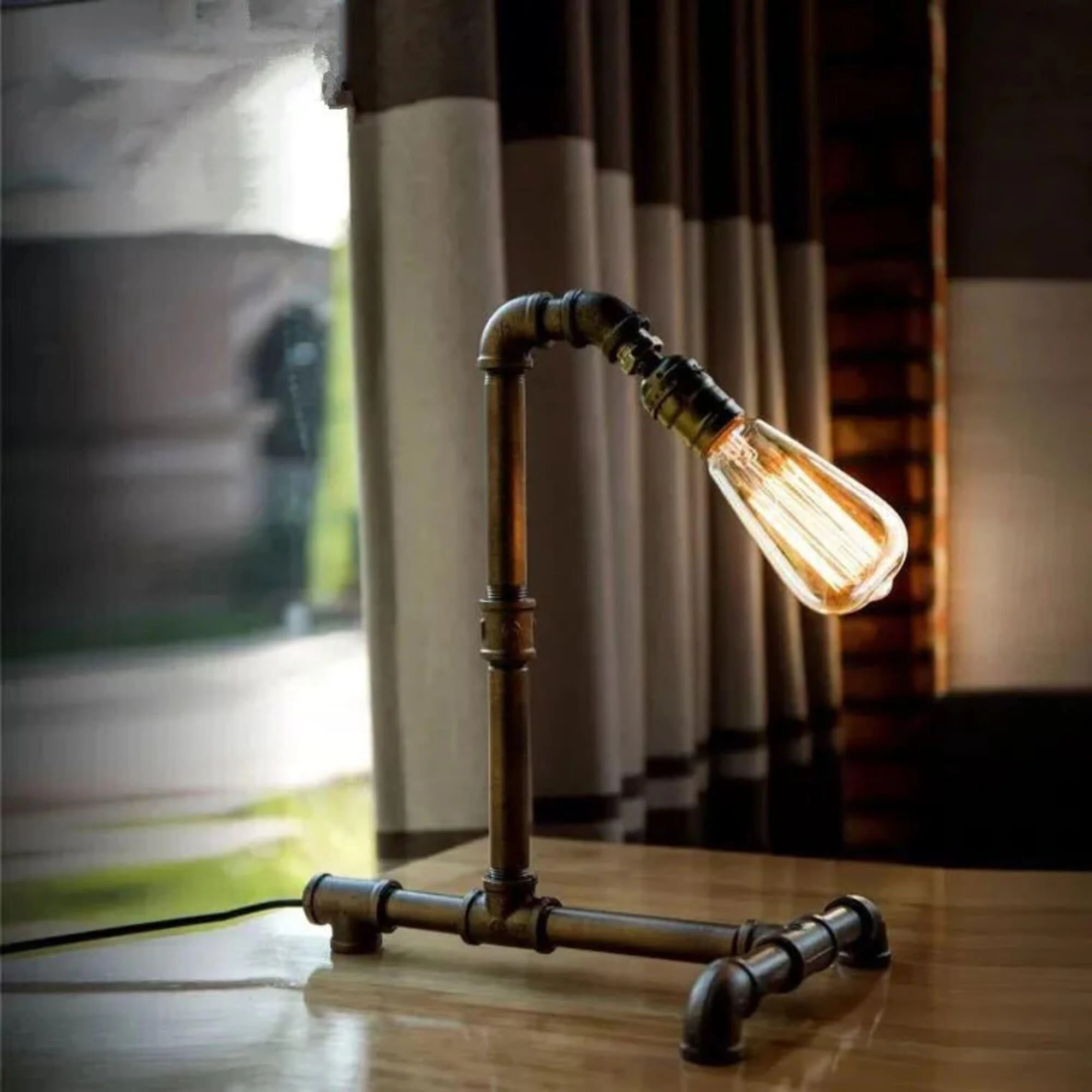 Nostalgialight Retro Tischlampe Led Wohnzimmer Schlafzimmer Beleuchtung Xluminia 2