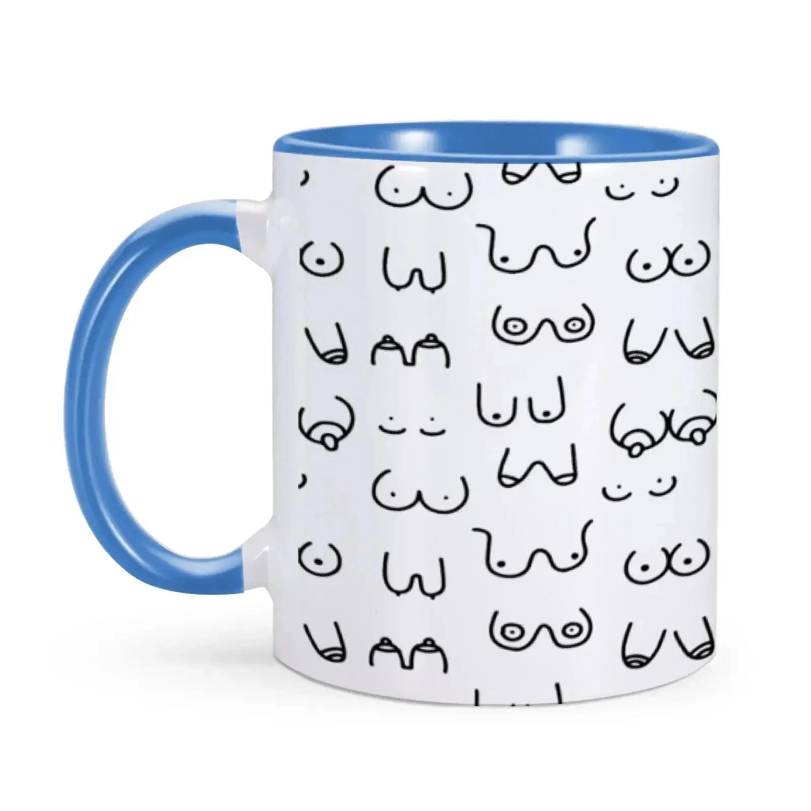 novelty-funny-boobs-ceramic-coffee-mug-150680 Novelty Funny Boobs Ceramic Coffee Mug 150680