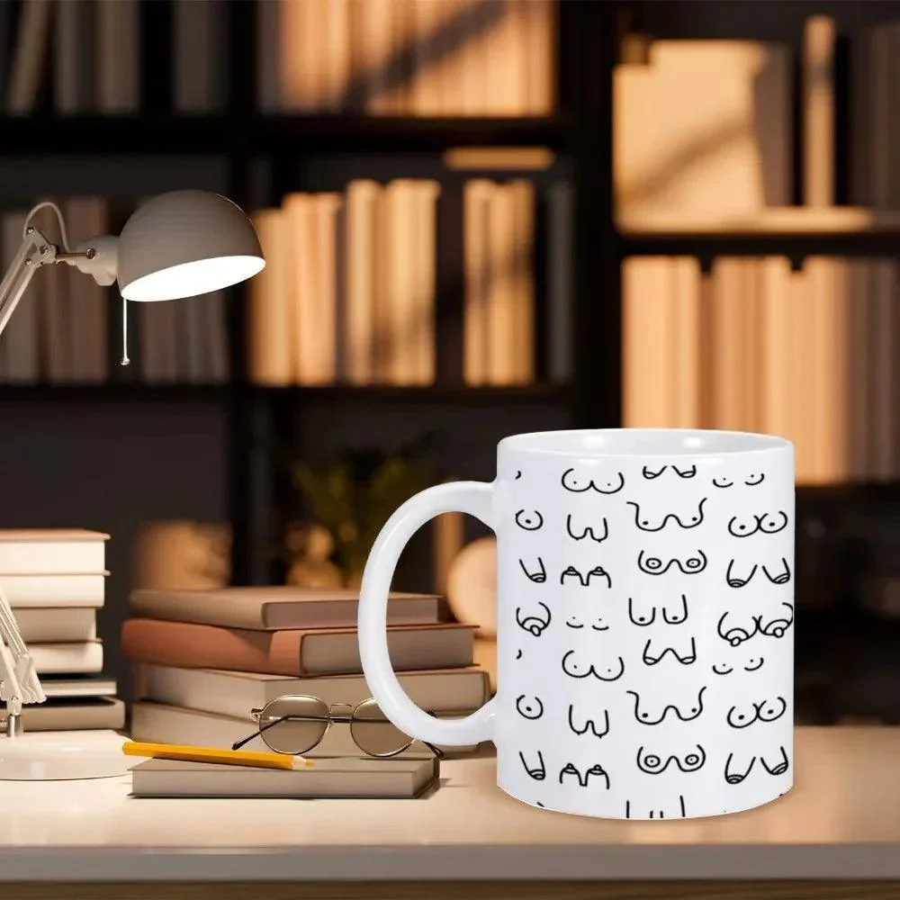 novelty-funny-boobs-ceramic-coffee-mug-208401 Novelty Funny Boobs Ceramic Coffee Mug 208401