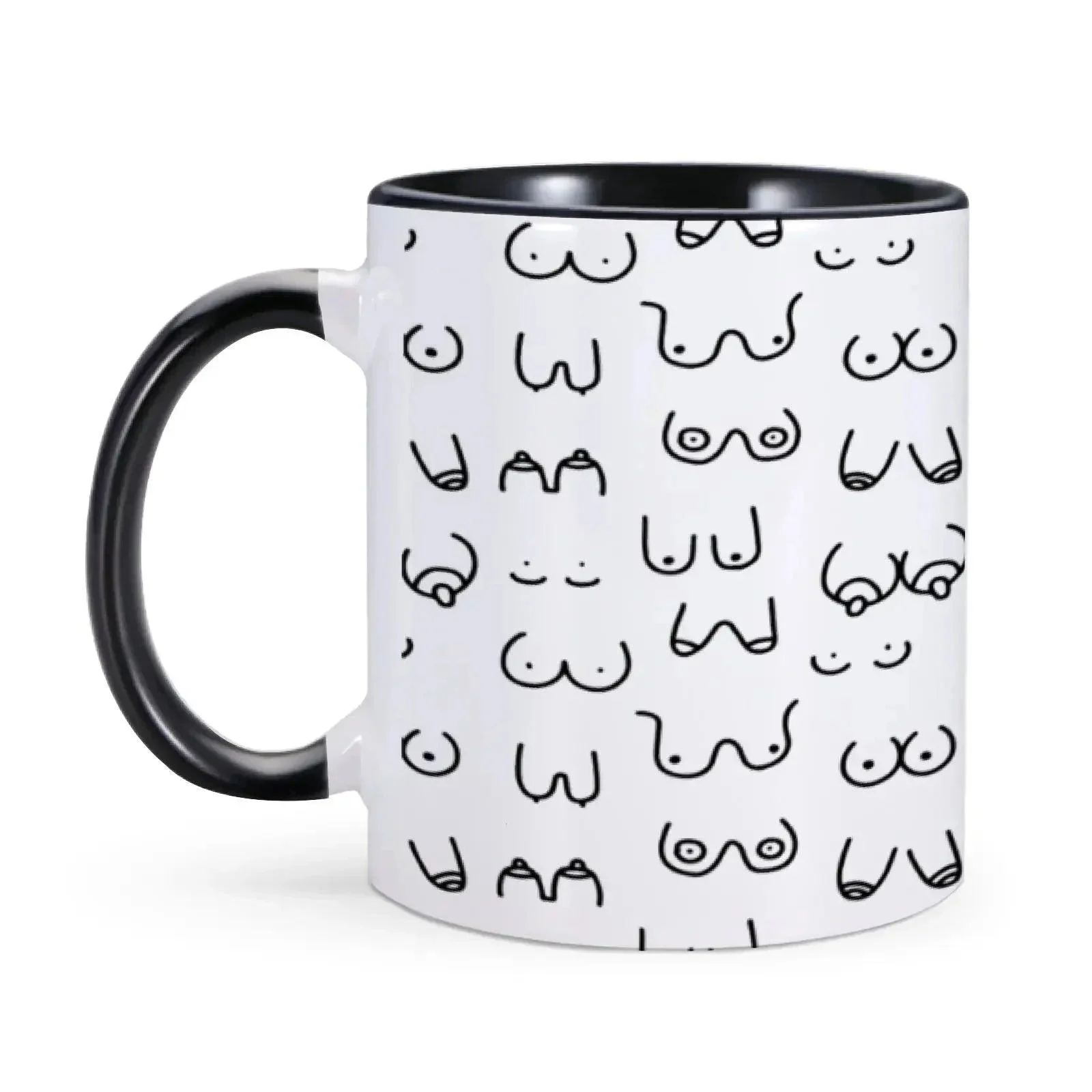 novelty-funny-boobs-ceramic-coffee-mug-542855 Novelty Funny Boobs Ceramic Coffee Mug 542855