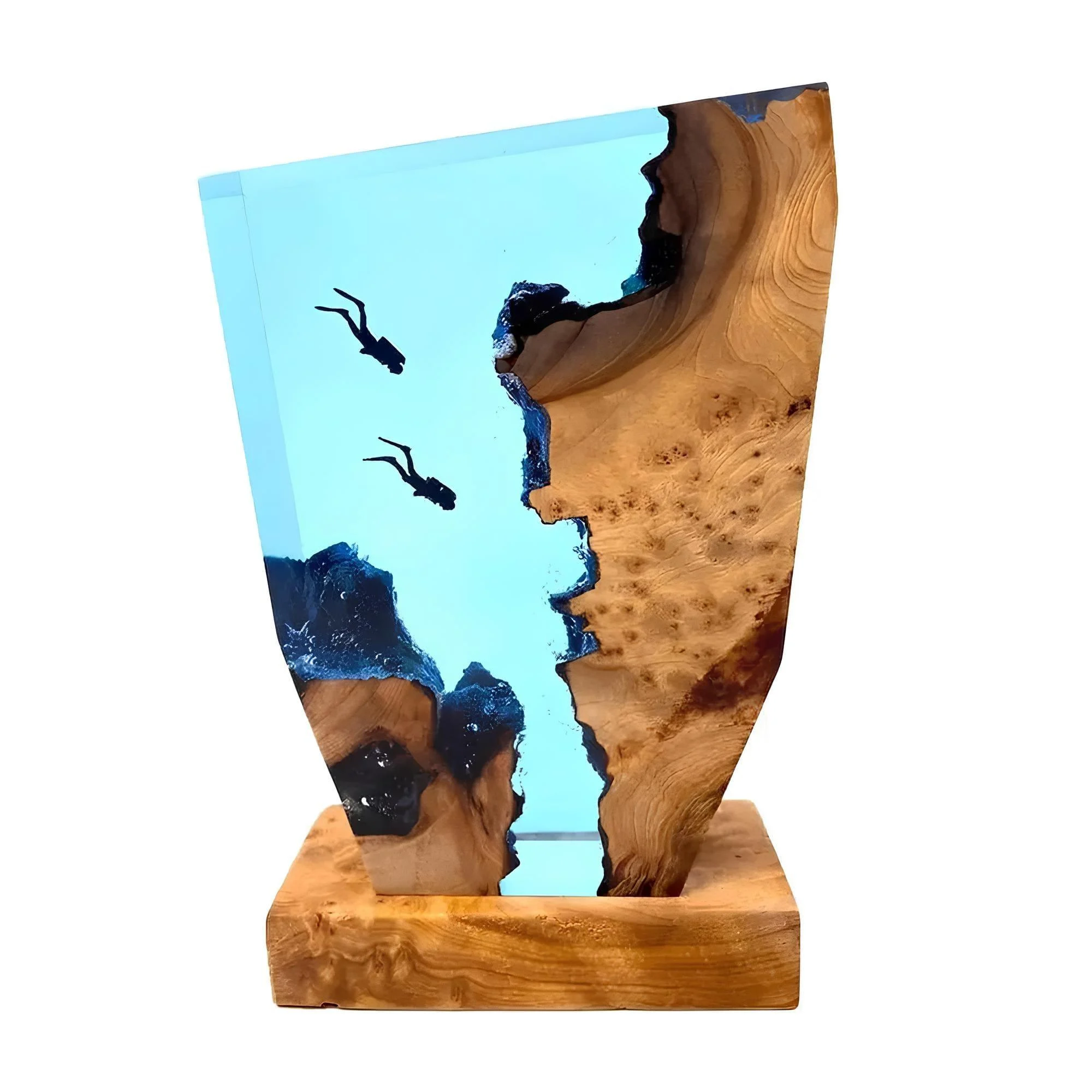ocean-tiefen-tischlampe-blau-glas-metall-led-design-lampe-modern-xlumina_5 Ocean Tiefen Tischlampe Blau Glas Metall Led Design Lampe Modern Xlumina 5