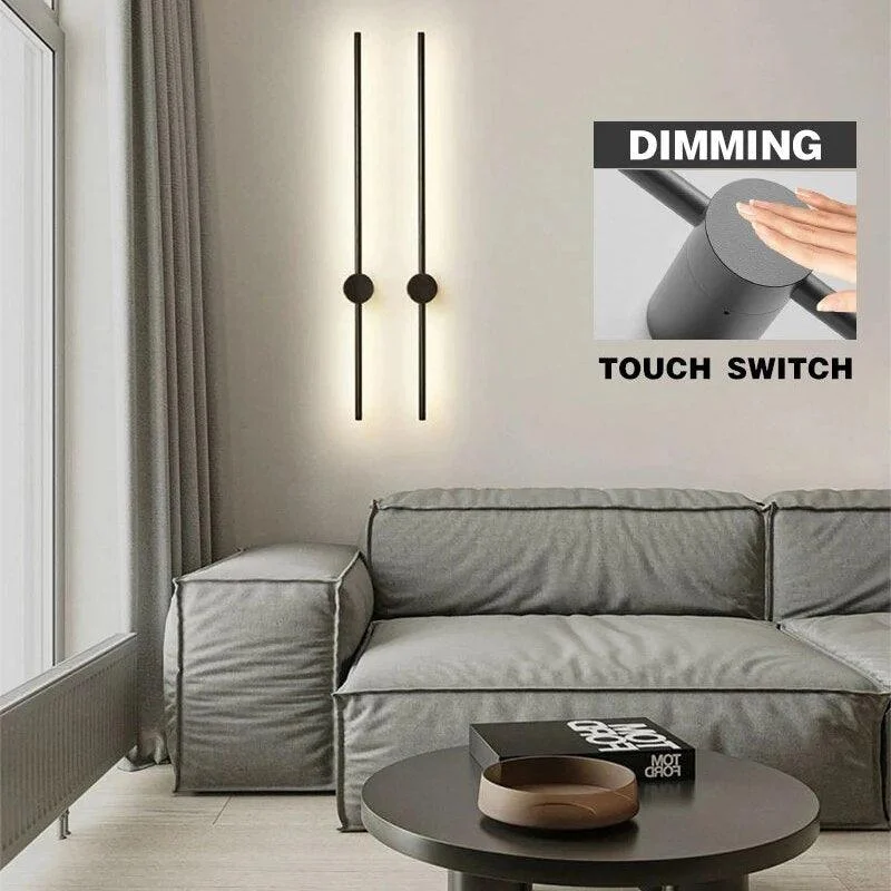 P74tdimbare Indoor Led Wandlampen Wandverlichtingsarmaturen Voor Slaapkamer Woonkamer Zwart Wit Binnenmuur Schans Voor Gang
