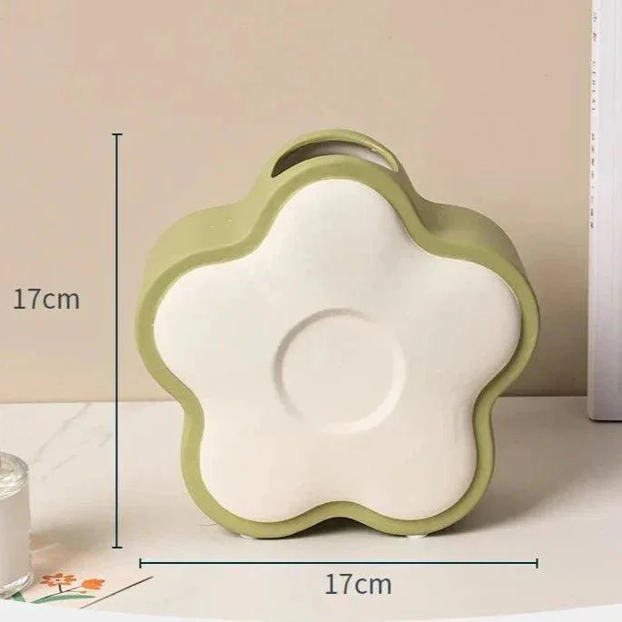 pastel-coloured-flower-shape-ceramic-vase-342731 Pastel Coloured Flower Shape Ceramic Vase 342731